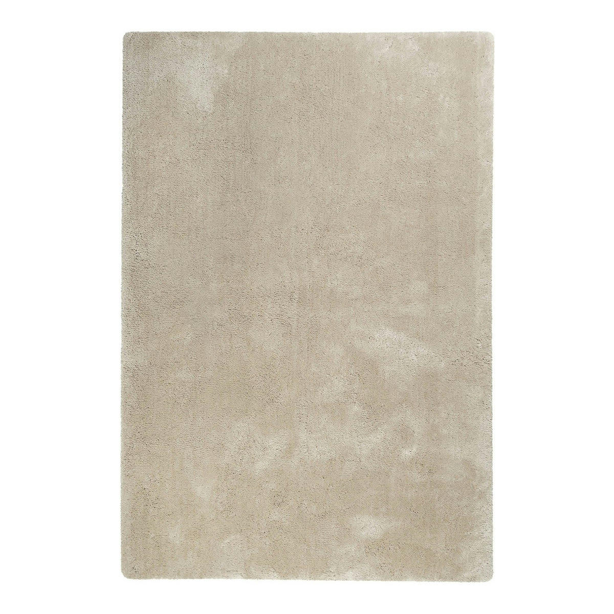HOME - Tapis uni design en polyester beige mix 200x290