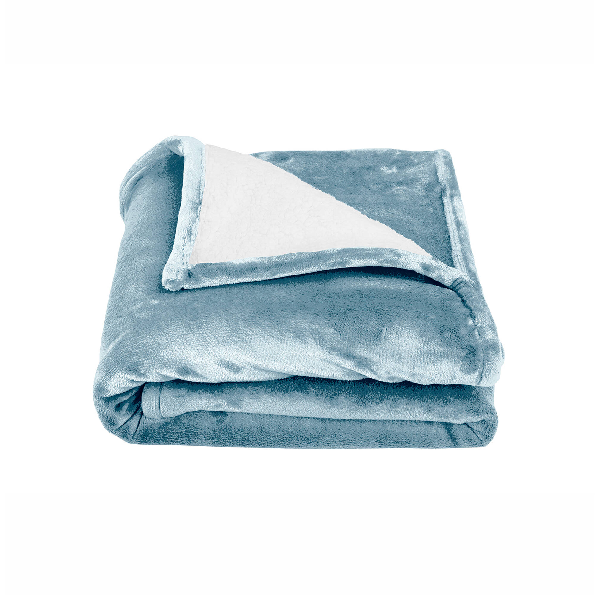 Couverture double face polaire et sherpa