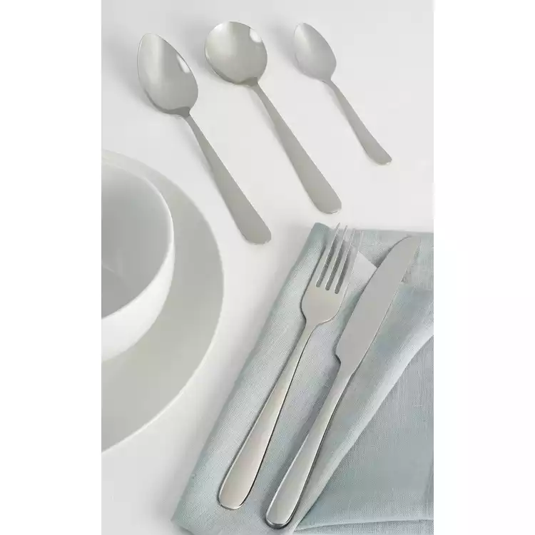 Habitat Curve 30pc Stainless Steel Cutlery Set