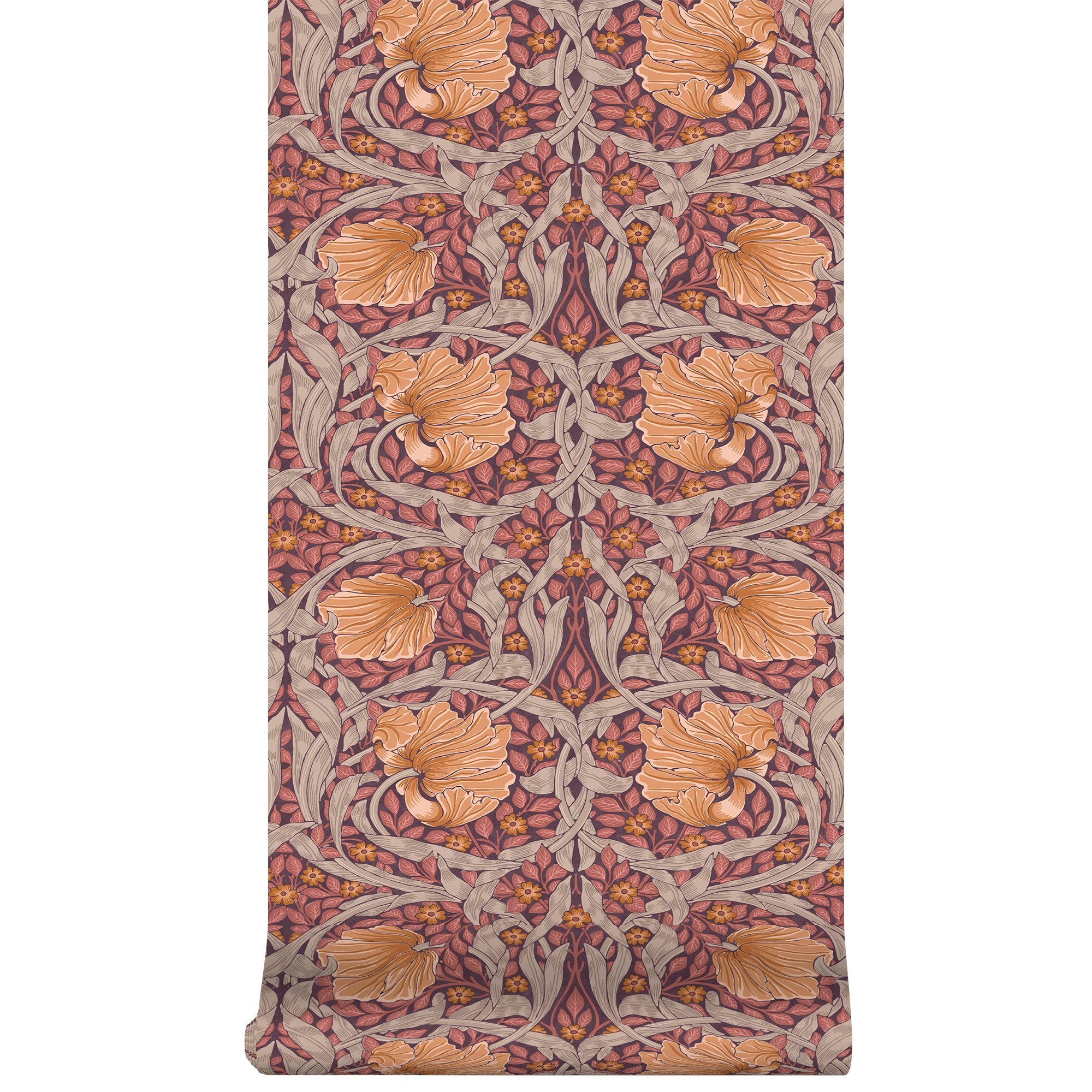 William Morris at Home Vliesbehang Pimpernel Plum - 10mx52cm