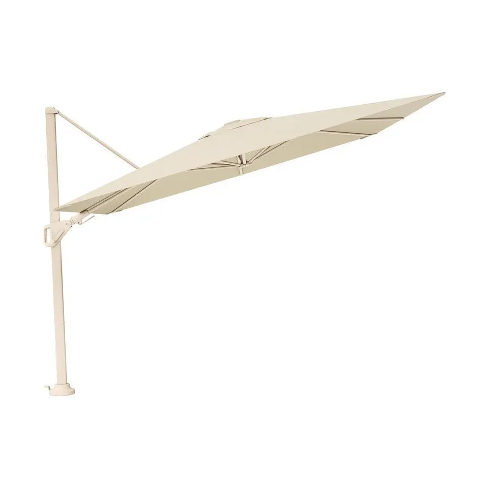 Platinum Nexus T2 zweefparasol Premium 3x3 –Champagne–sandstone frame