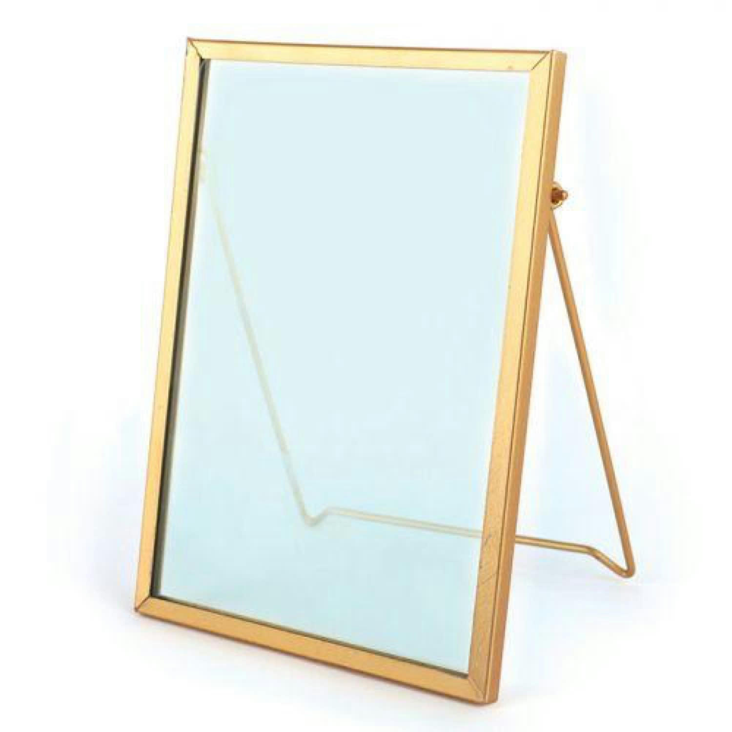 VINTAGE - Cadre en verre vintage rectangle 13x18,5cm