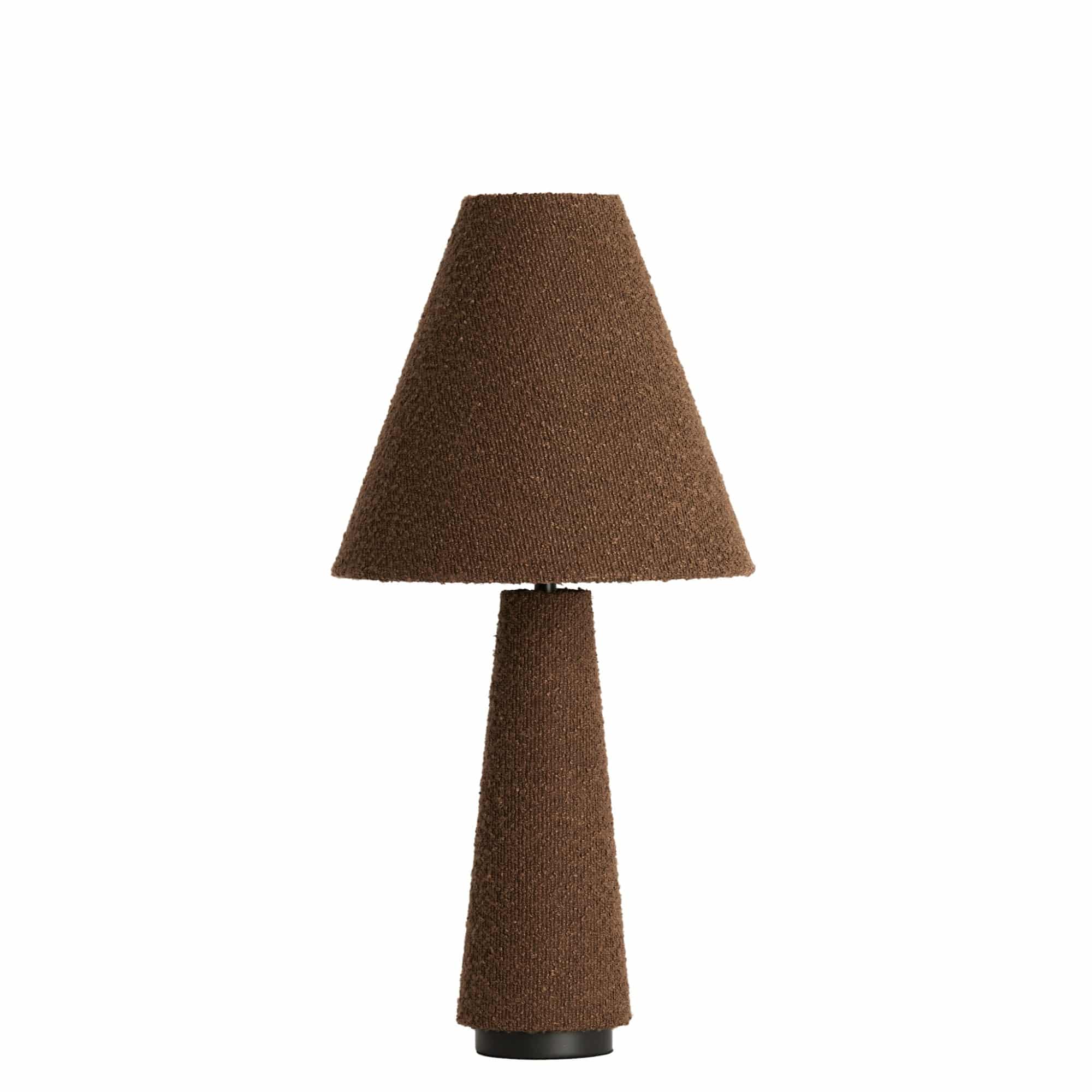 Light & Living tafellamp Devia - bruin - Ø30cm