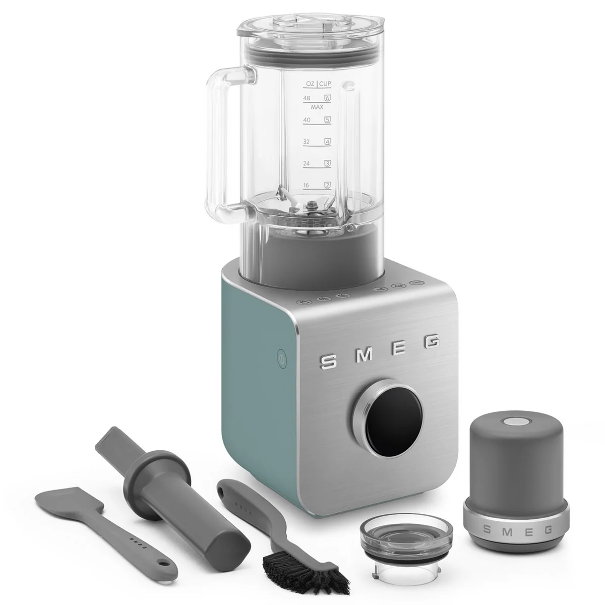 Smeg - High Performance Standmixer 1,5 l (BLC02), Aluminium / smaragdgrün matt