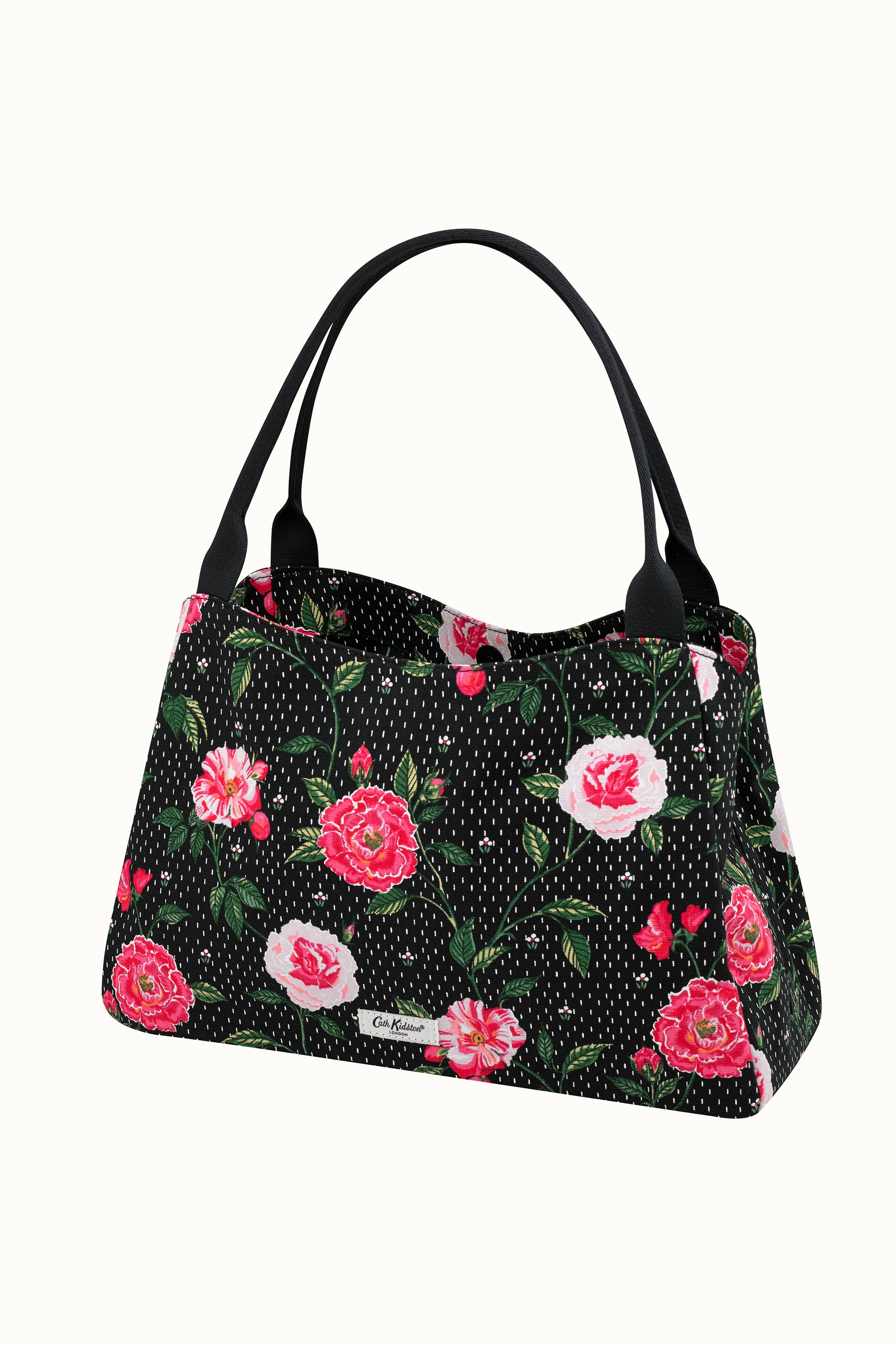 Tea Rose Black The New Day Bag