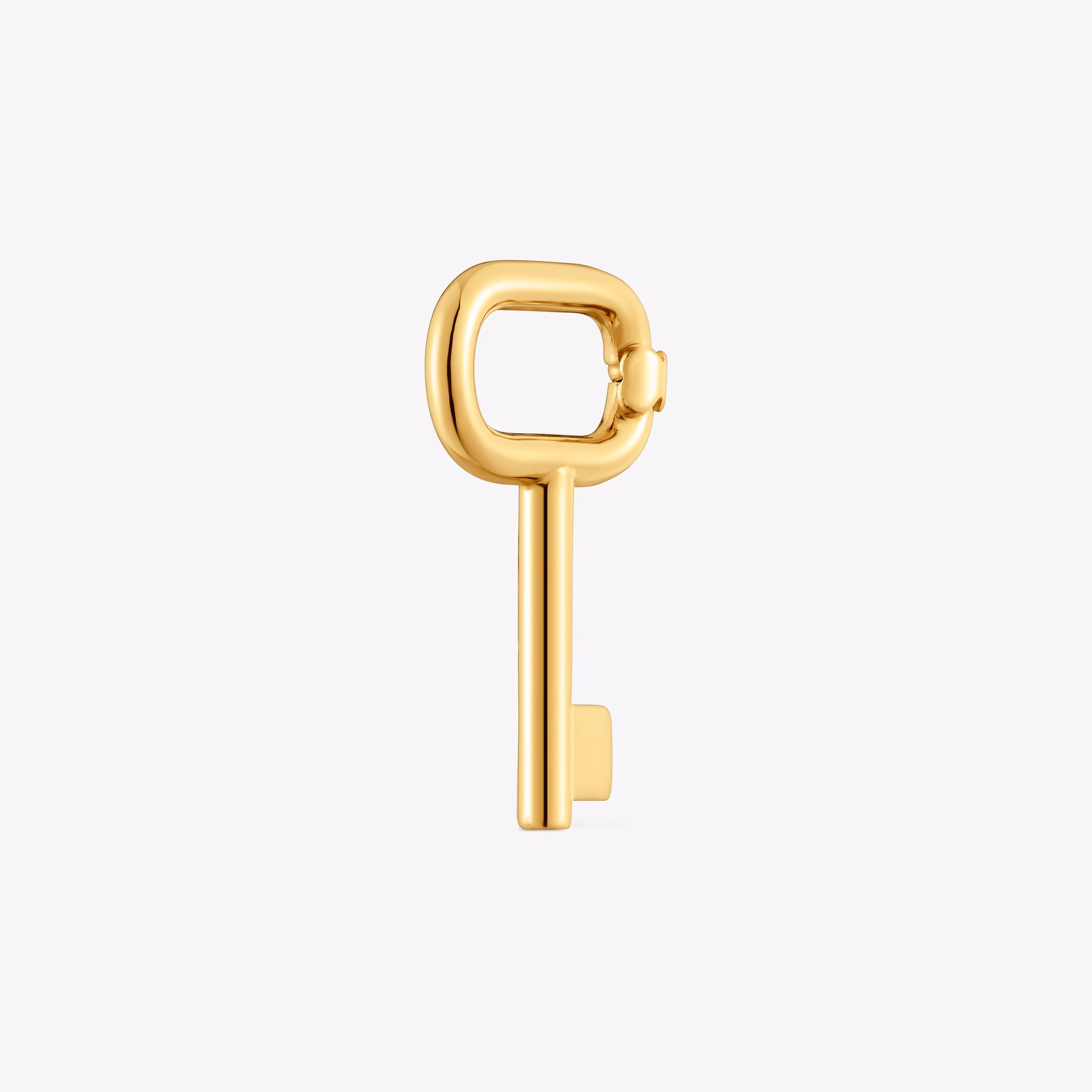 Colgante con baño de oro 18 kt sobre plata motivo llave 23 mm TOUS Unlock