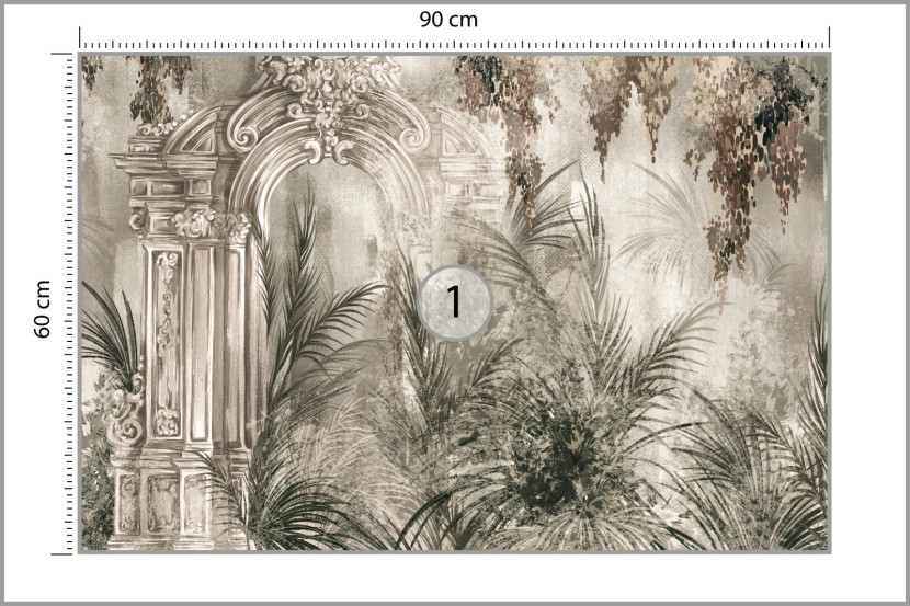 Fototapeta Kolumny Pośród Tropików 90x60cm