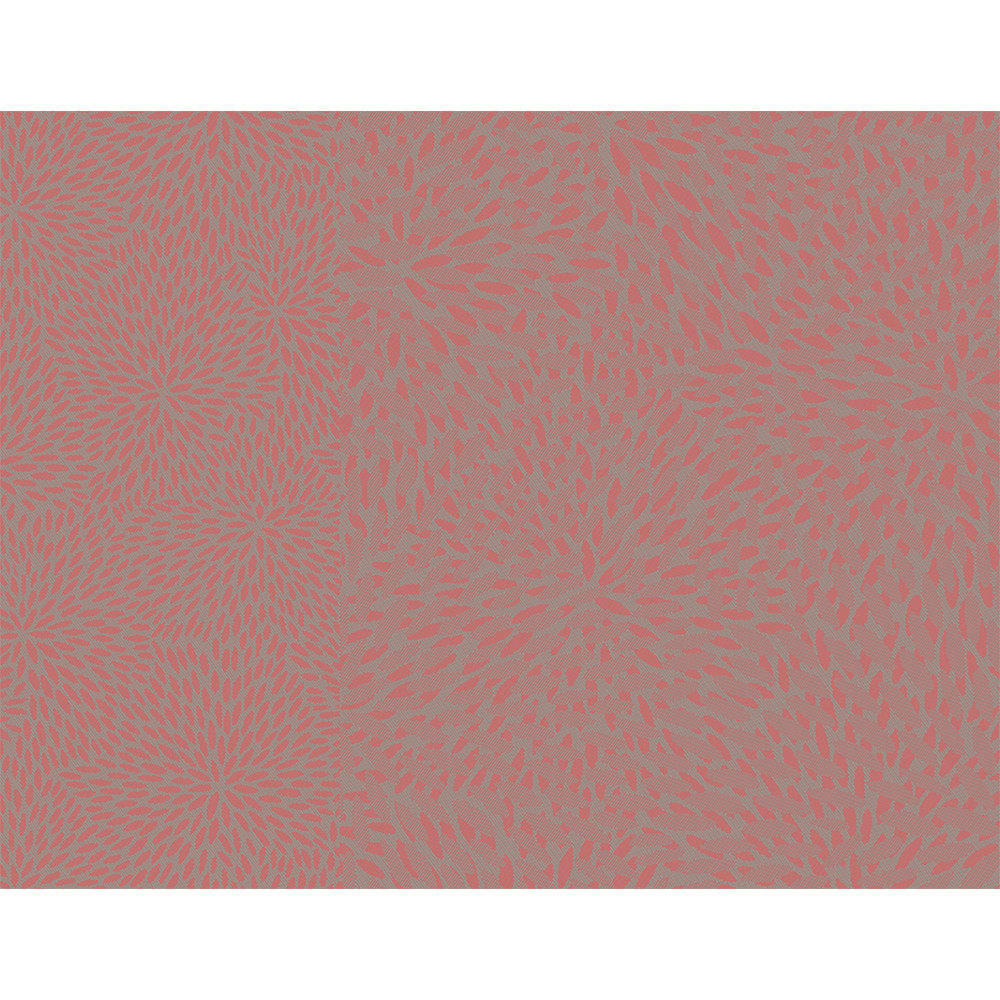 DESIGN CORAIL - Set antitache déperlant pur coton gris 35x45