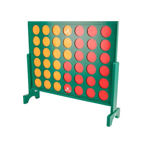 Giant Four In A Row (Biggest in Australia!) Green Wooden 120 x 123cm Jenjo Games