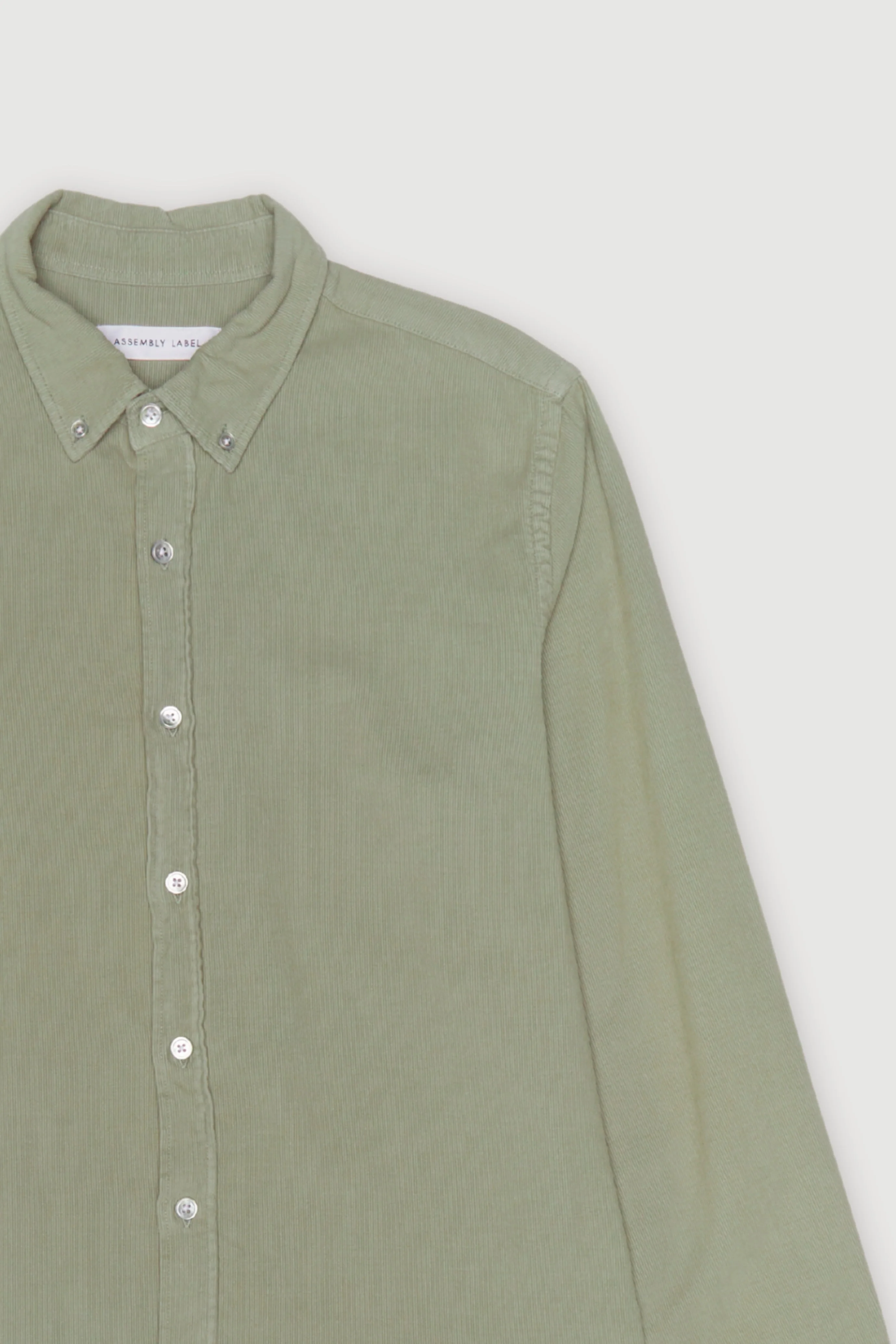 Re-Worn Mens Cotton Cord Long Sleeve Shirt