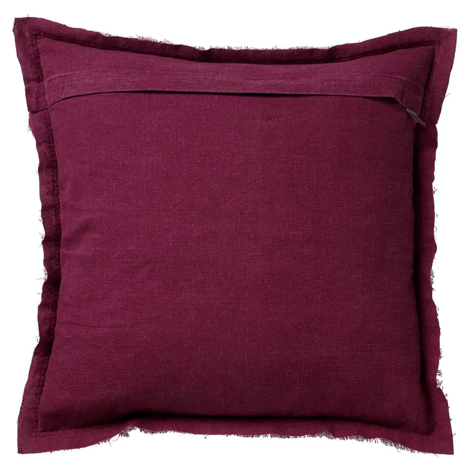 Kussenhoes Burto - Red Plum - 60x60 cm