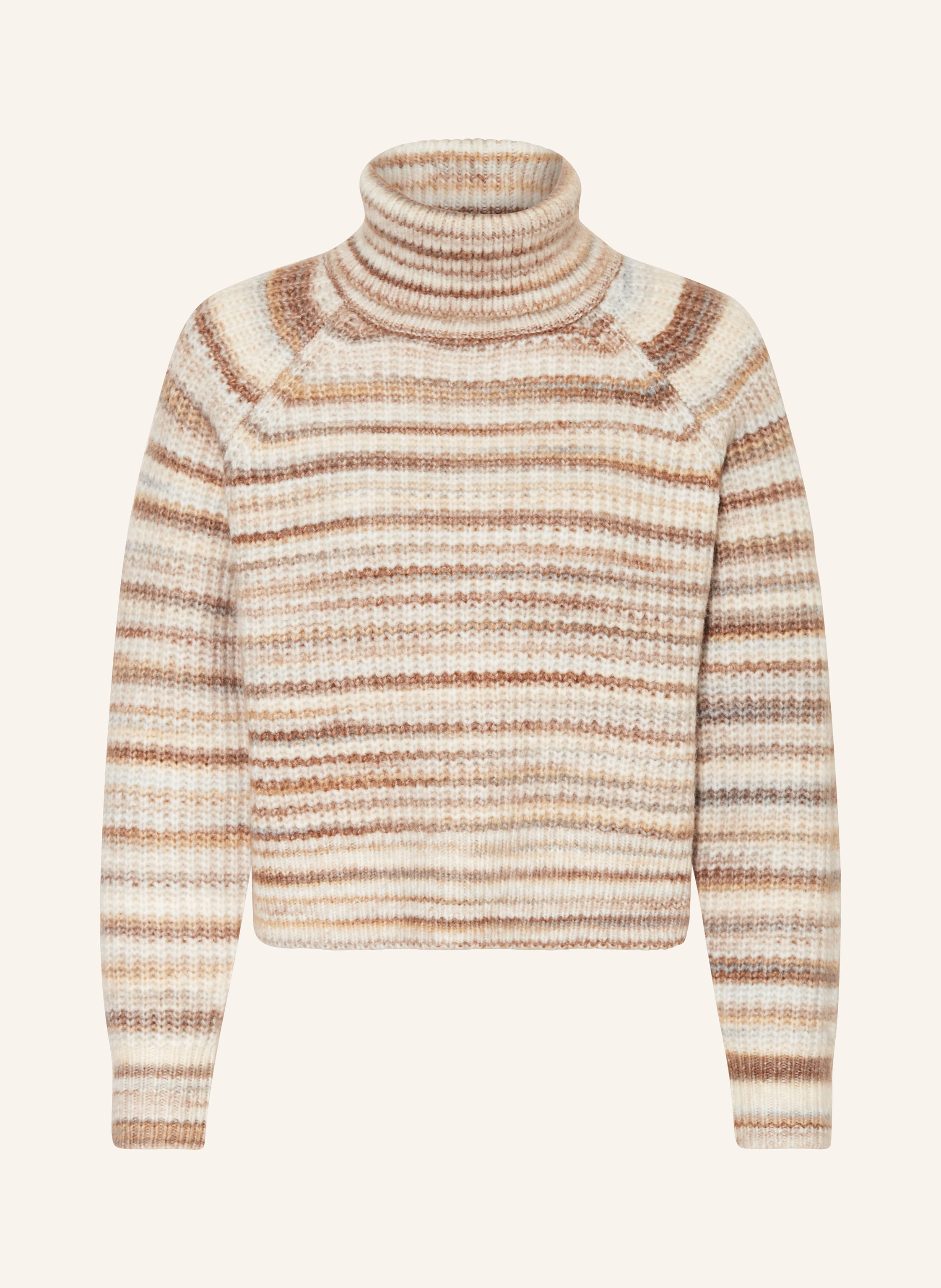 MRS & HUGS Cropped-Rollkragenpullover