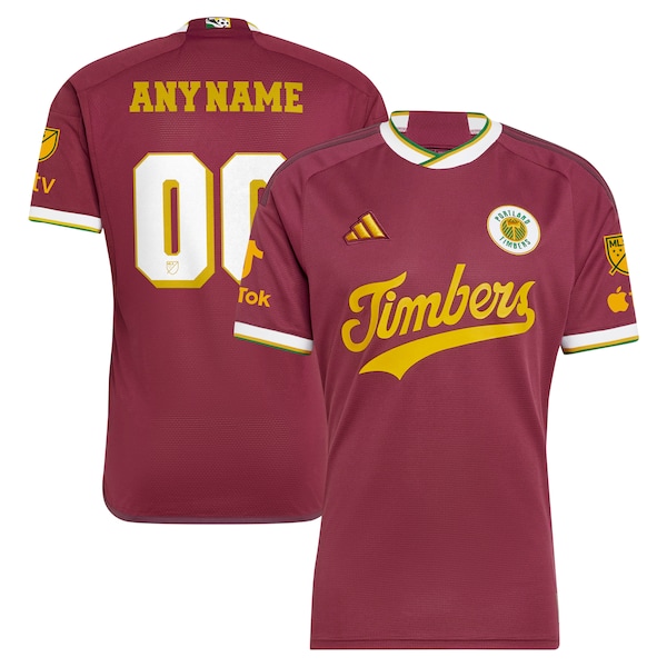 Portland Timbers adidas 2024 Archive Custom Authentic Jersey - Red