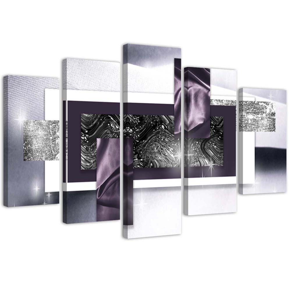 Feeby Obraz 5 częściowy Abstrakcja kosmiczna 100x70