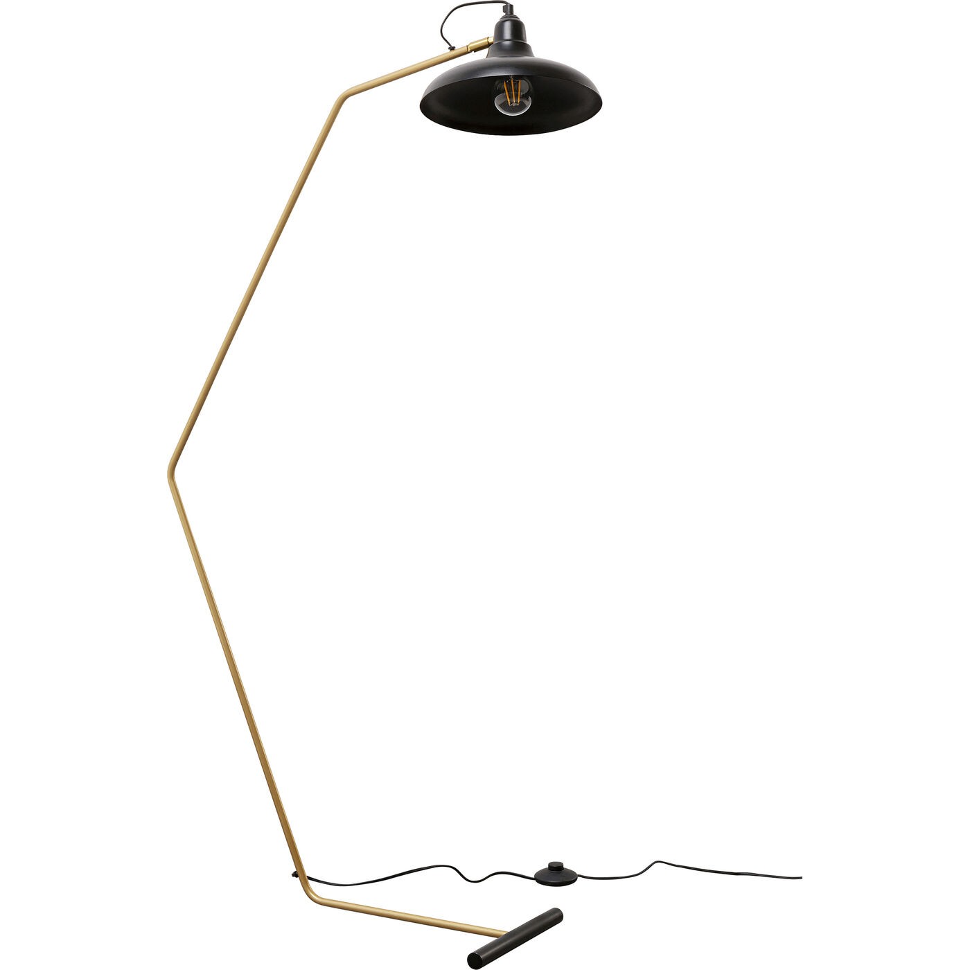 Kare Design Vloerlamp Doro 130cm zwart