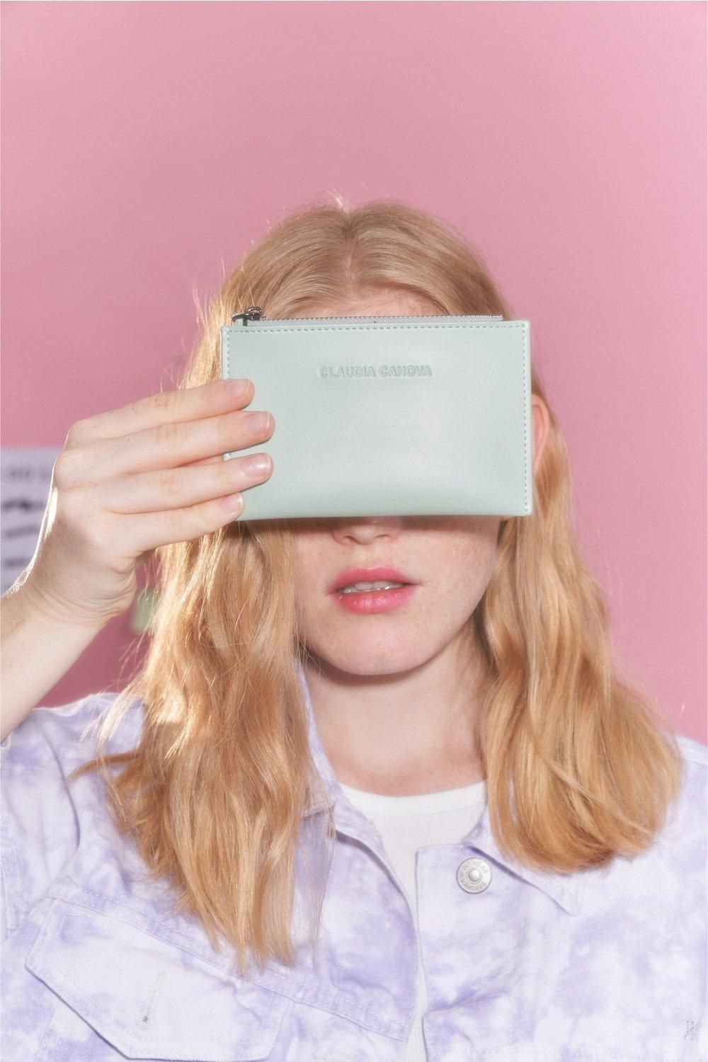 Claudia Canova Carella Zip Top Credit Card Slot Purse