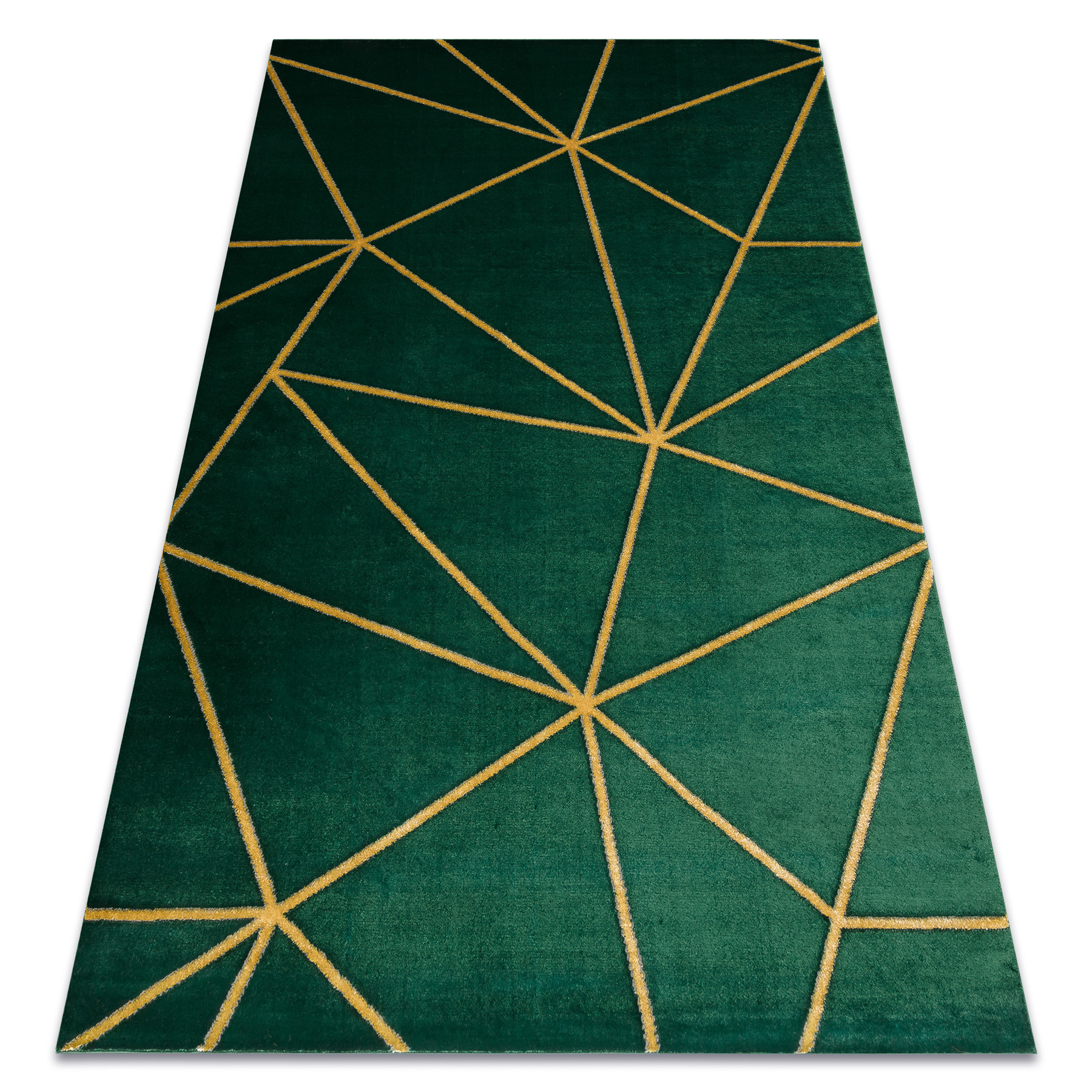 Dywan EMERALD ekskluzywny 1013 glamour, stylowy geometryczny 80x150 cm