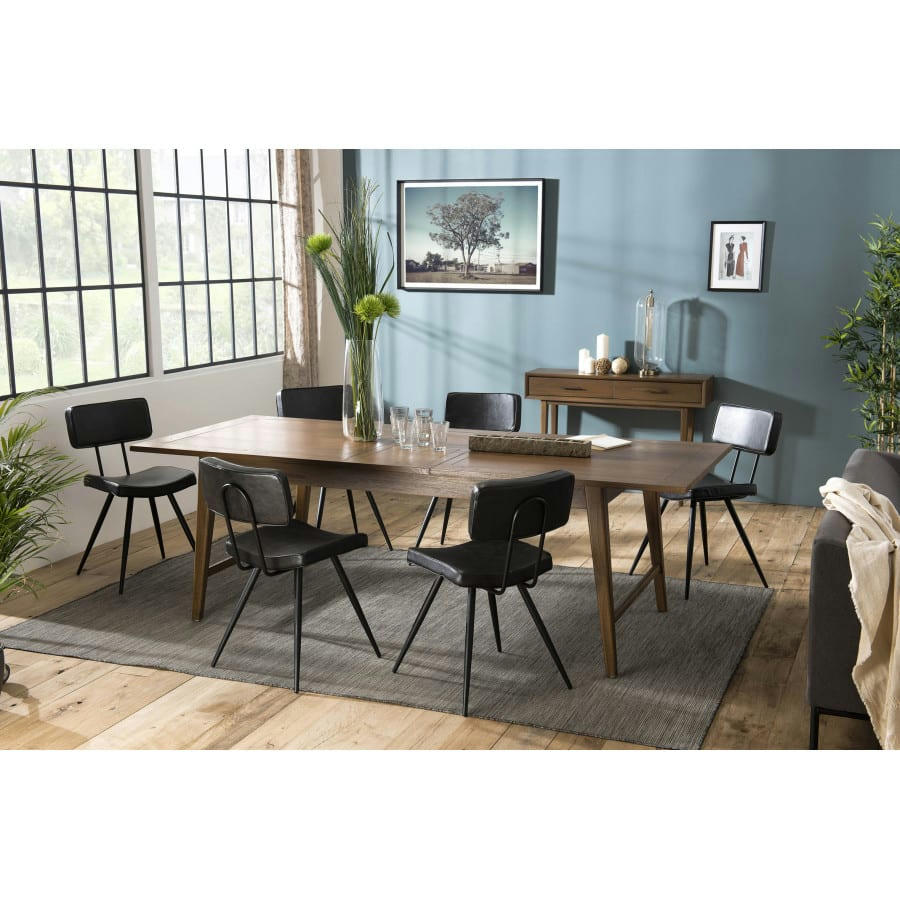 LAURE - Table à manger extensible en mindi L240