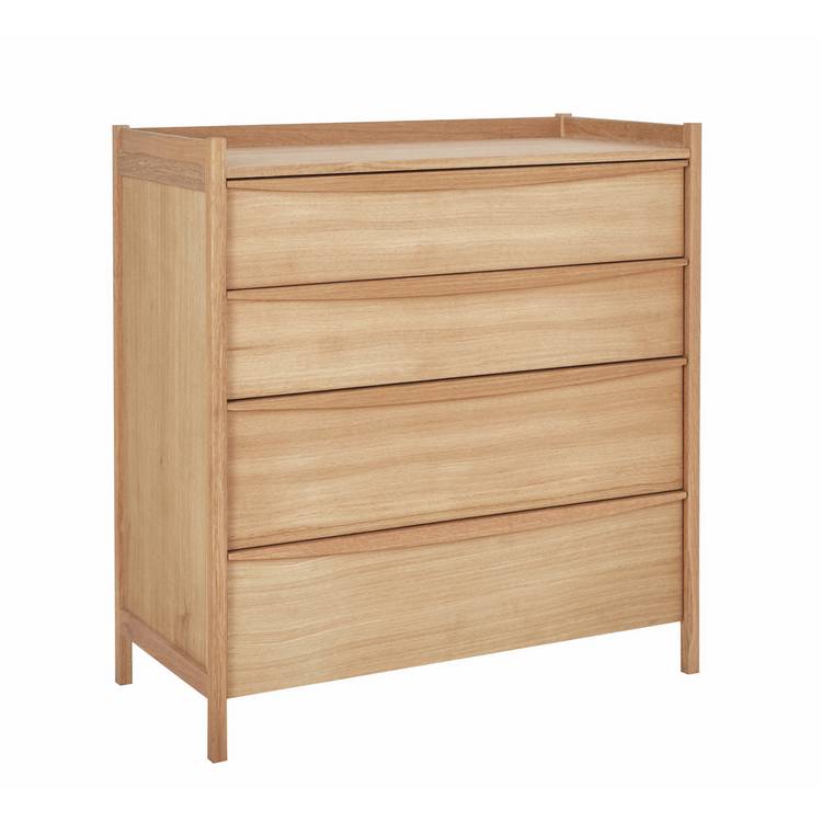 Habitat Derwent 2 Bedside & 4 Drawer Chest Set - Oak