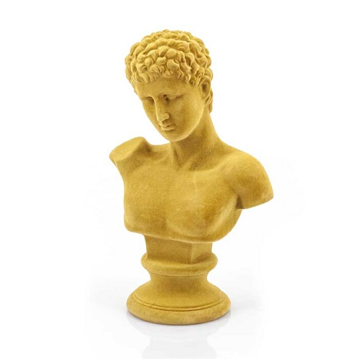 FurniLux Decoratie item Adam Okergeel 16x10x25 cm