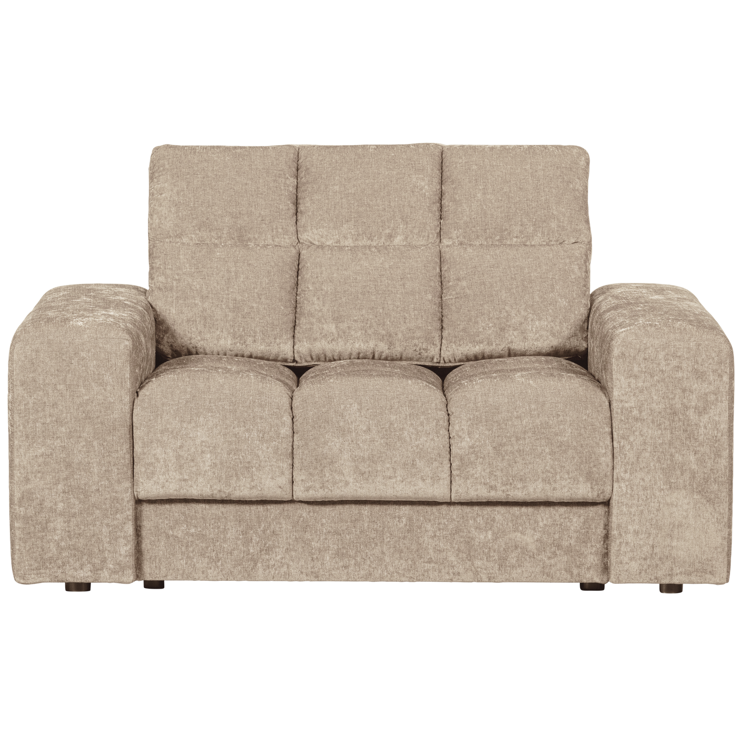 WOOOD loveseat Second Date - Vintage - Nougat - 78x136x101