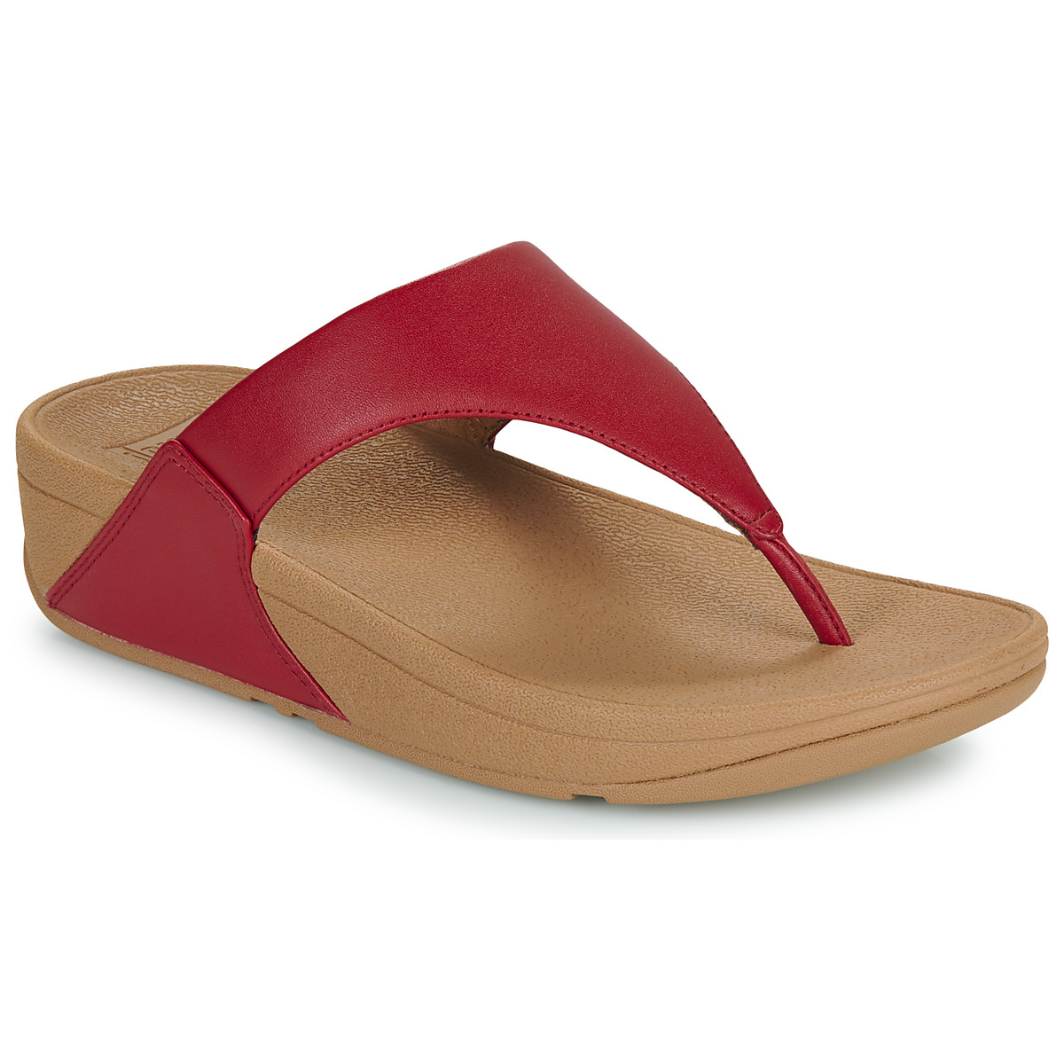 FitFlop - LULU LEATHER - Beige / Red