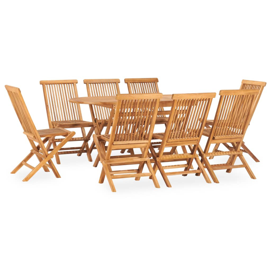 Zestaw mebli ogrodowych Brąz 160 x 80 x 75 cm Drewno tekowe Without armrest