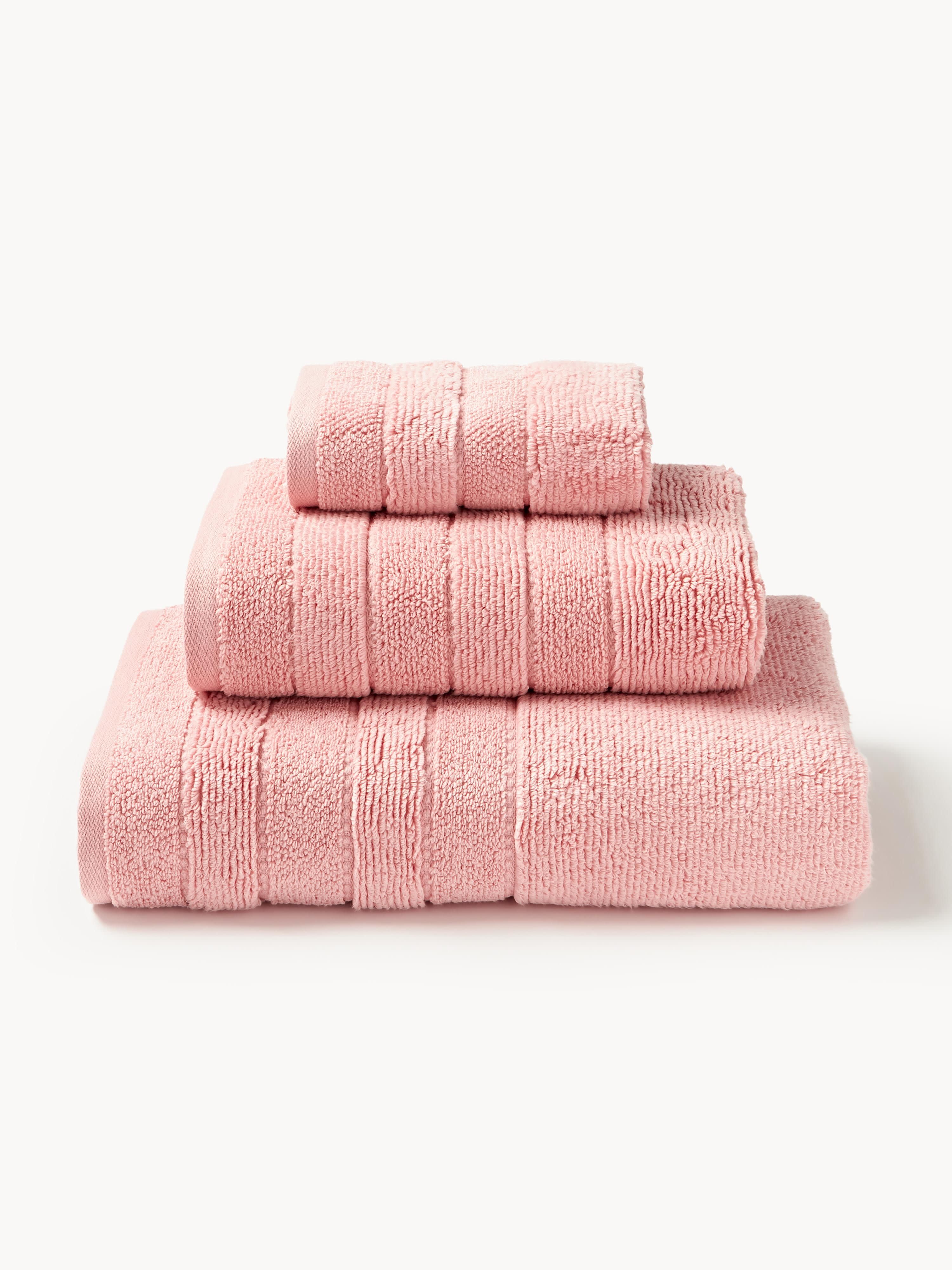 Handtuch-Set Luxe mit Streifenbordüre, in verschiedenen Setgrößen