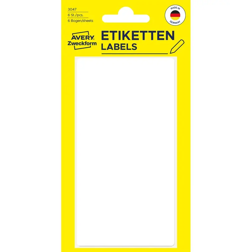 Etiketten 6er-Set Vielzweck-Etiketten