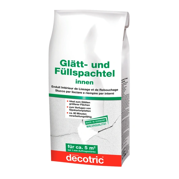 Glätt- und Füllspachtel, 5 kg, naturweiß