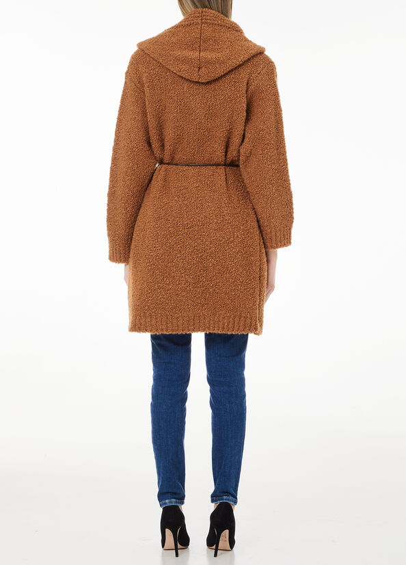 Cappotto in maglia di misto lana