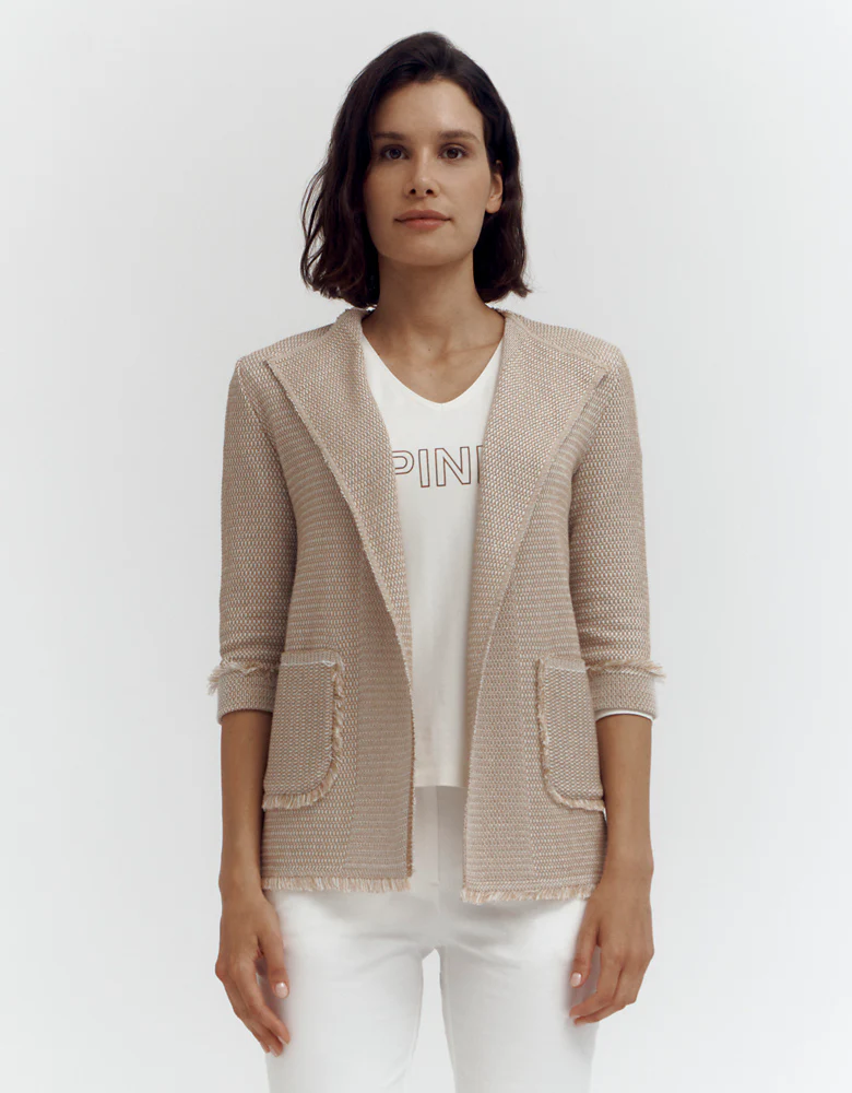 Veste maille bicolore VERLAINE/87048/782