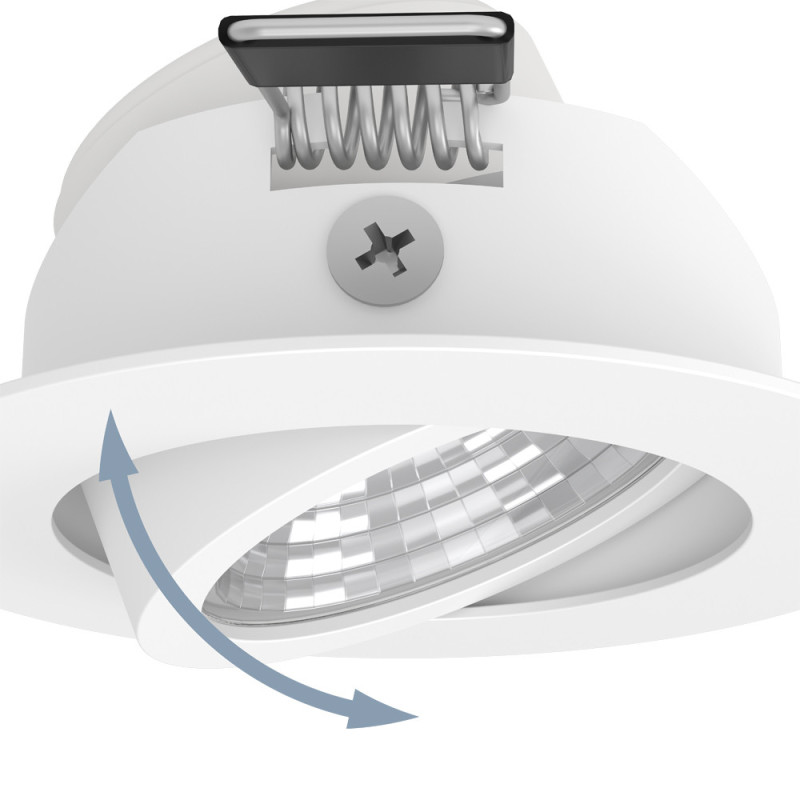 Spot encastrable LED Saliceto blanc blanc chaud IP20 450 lm 6 W 3 pièces EGLO