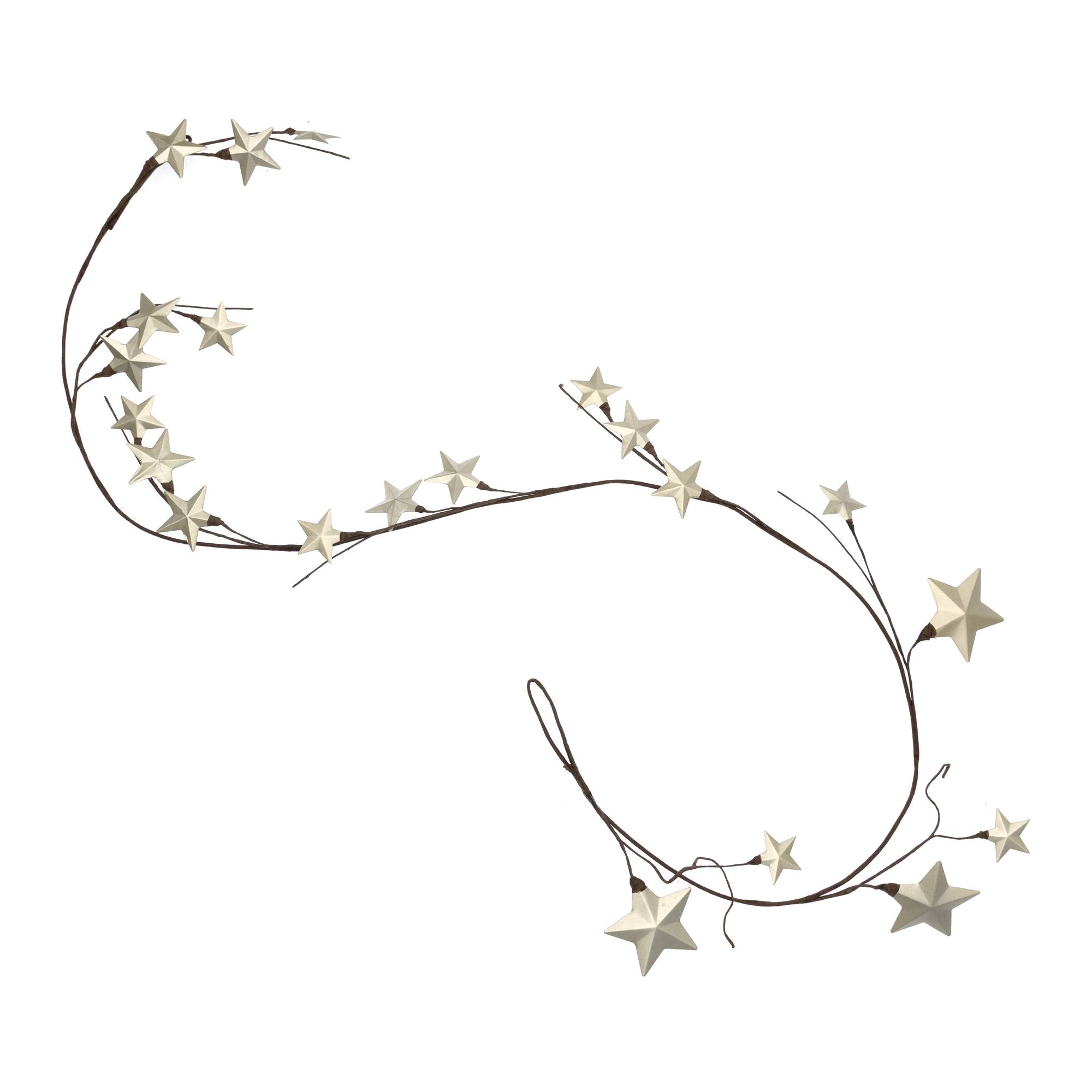 Gold Star Wrapped Garland 1.5m