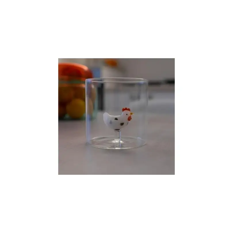 Teeglas Weisses Huhn