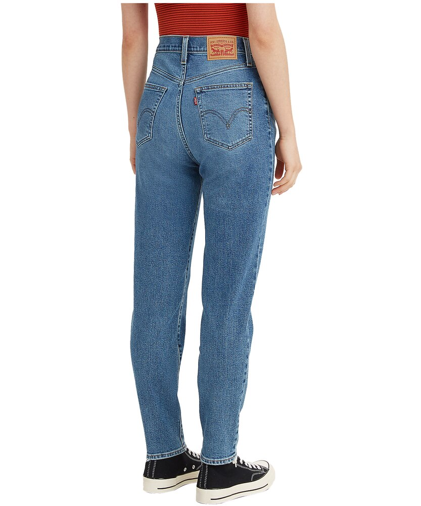 Levi's Women's High Rise Tapered Leg Mom Jeans - Medium Indigo