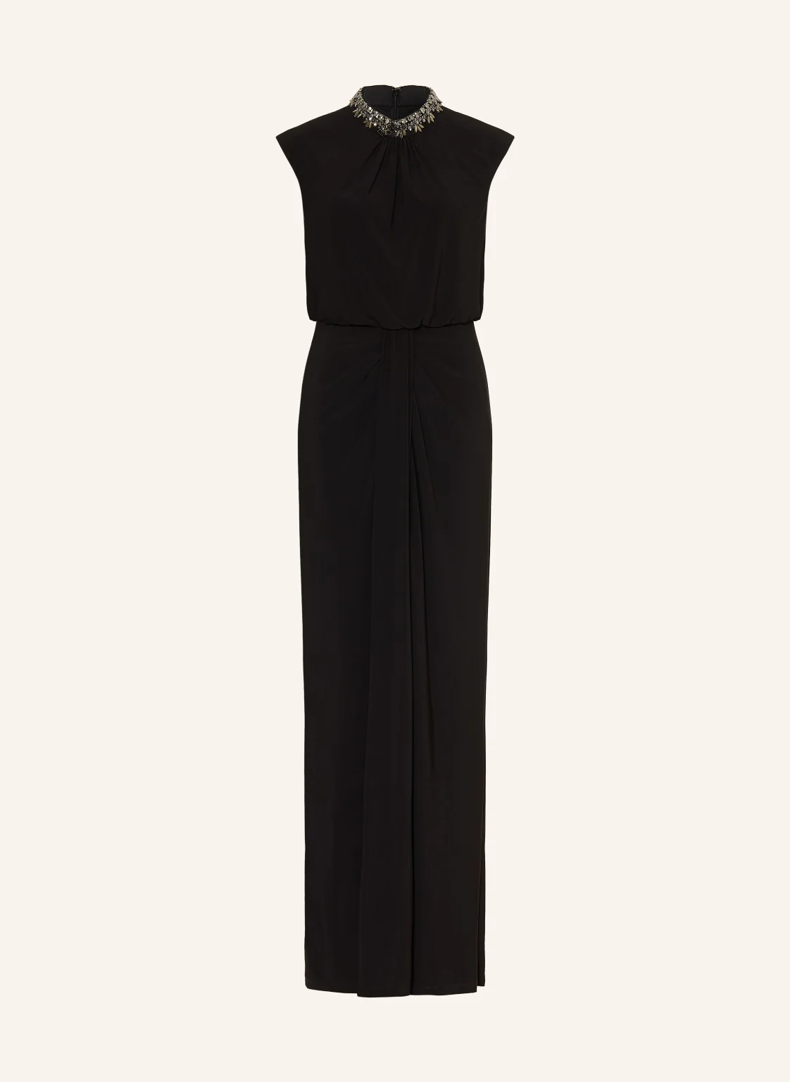 ADRIANNA PAPELL Abendkleid aus Jersey mit Schmucksteinen