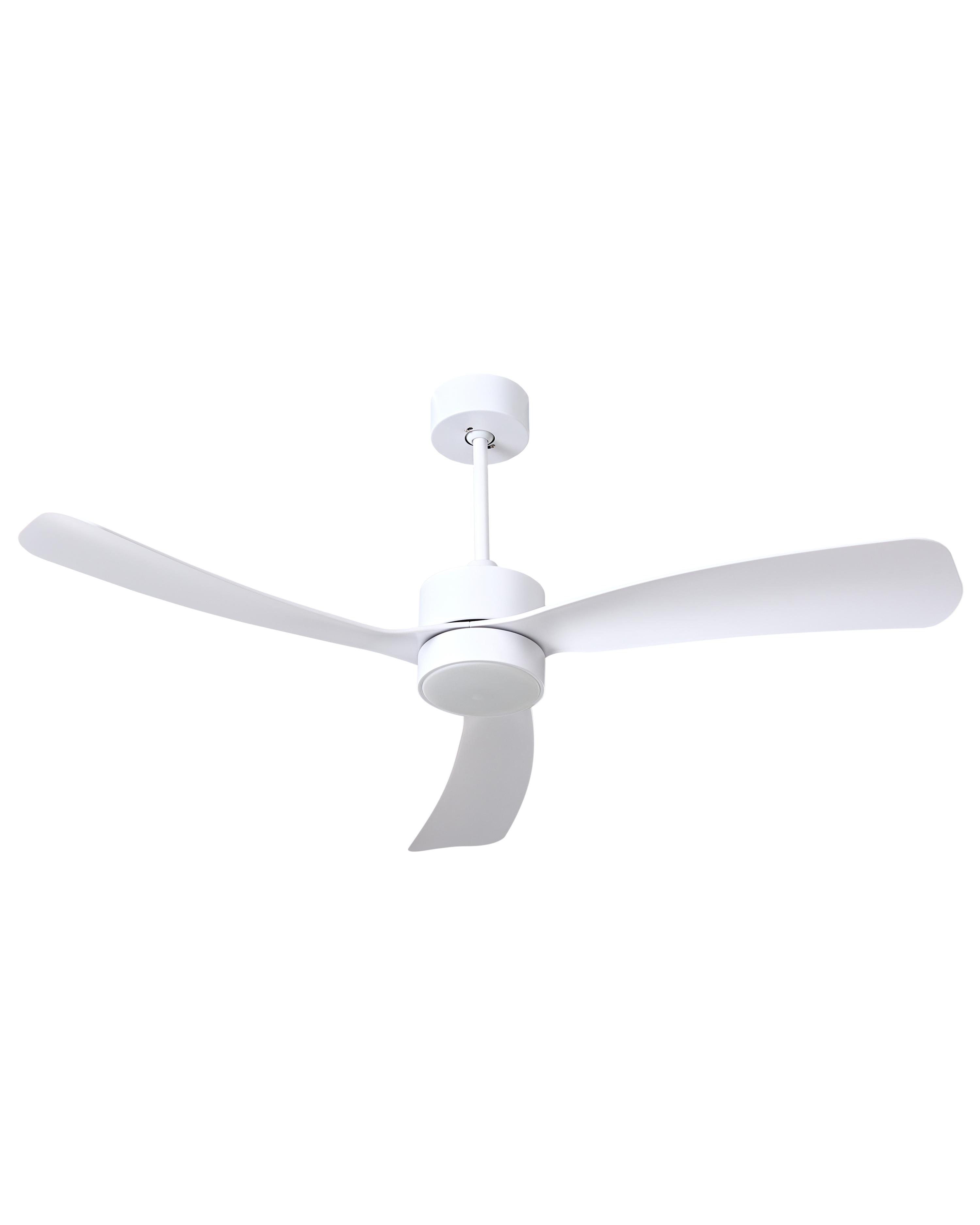 Ceiling Fan with Light PRASLIN with Remote LED White