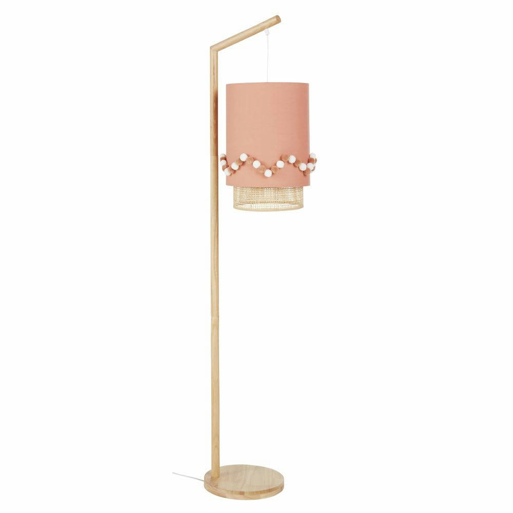 HOUNA - Lampadaire en bois d