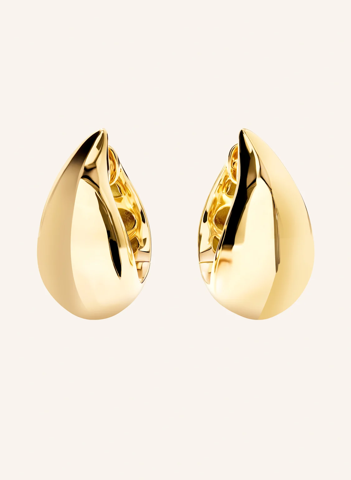 TAMARA COMOLLI Ohrringe SIGNATURE OHRRINGE HUGGIES CURVED DROP