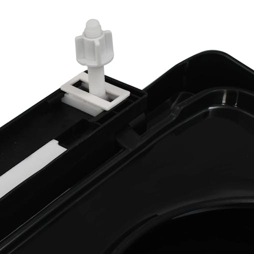 NNEVL Soft-close Toilet Seat with Quick-release Design Black