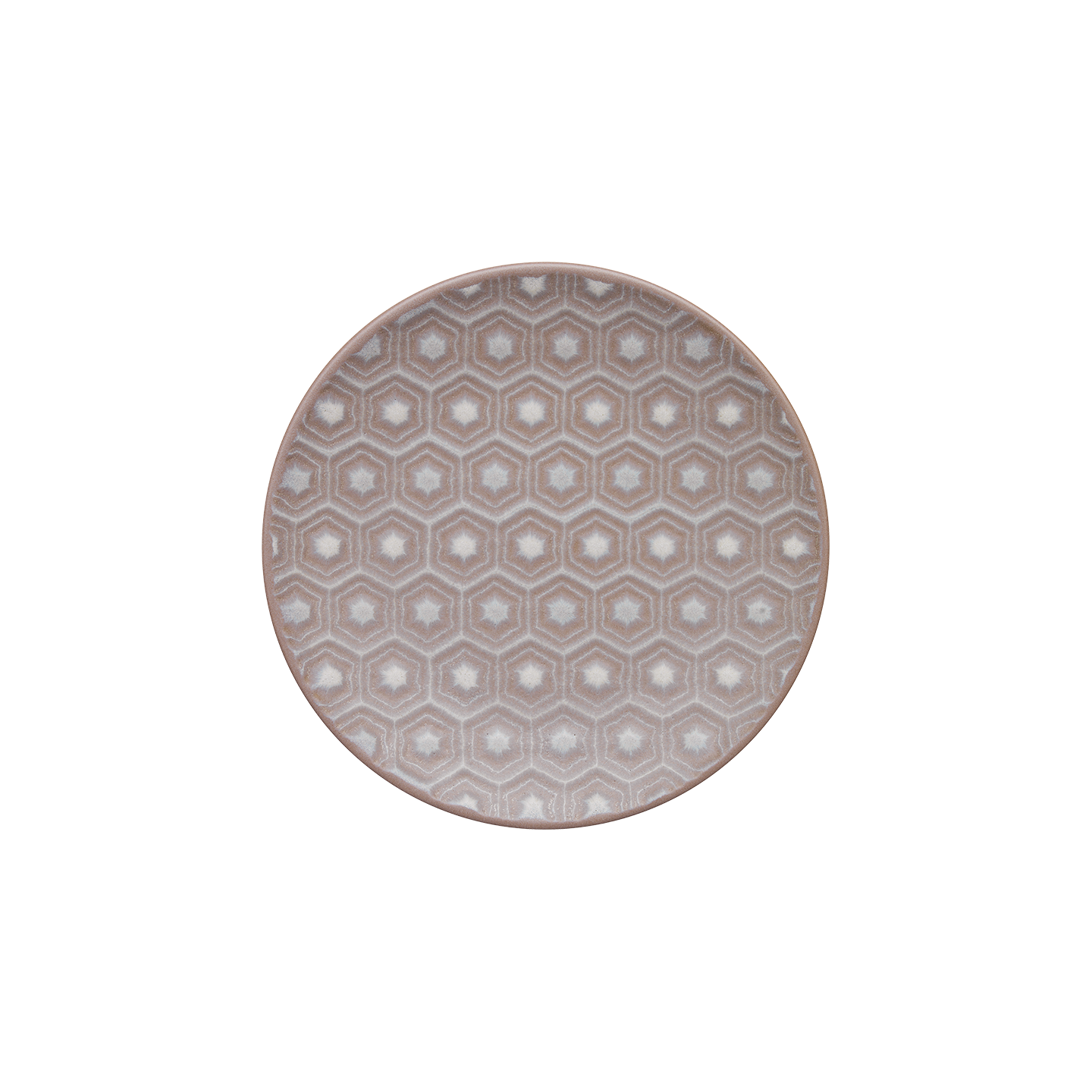 Impression Pink Hexagon Small Plate