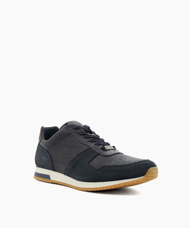 Trusting Navy - Lace-Up Low-Top Trainers