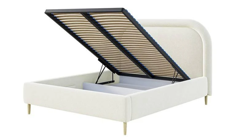 Bedframe Lorena chenille 140 x 200 cm