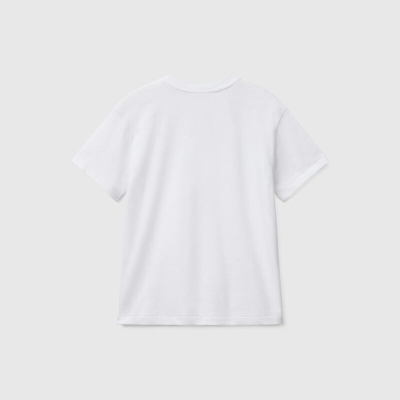 T-shirt with henley neck