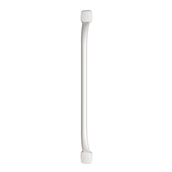 Barre d'appui droite en acier blanc mat Godonnier Essentiels Plus 69,3 cm