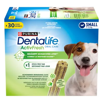 PURINA Dentalife Active Fresh Daily Dental Care Snacks for Small Breed Dogs