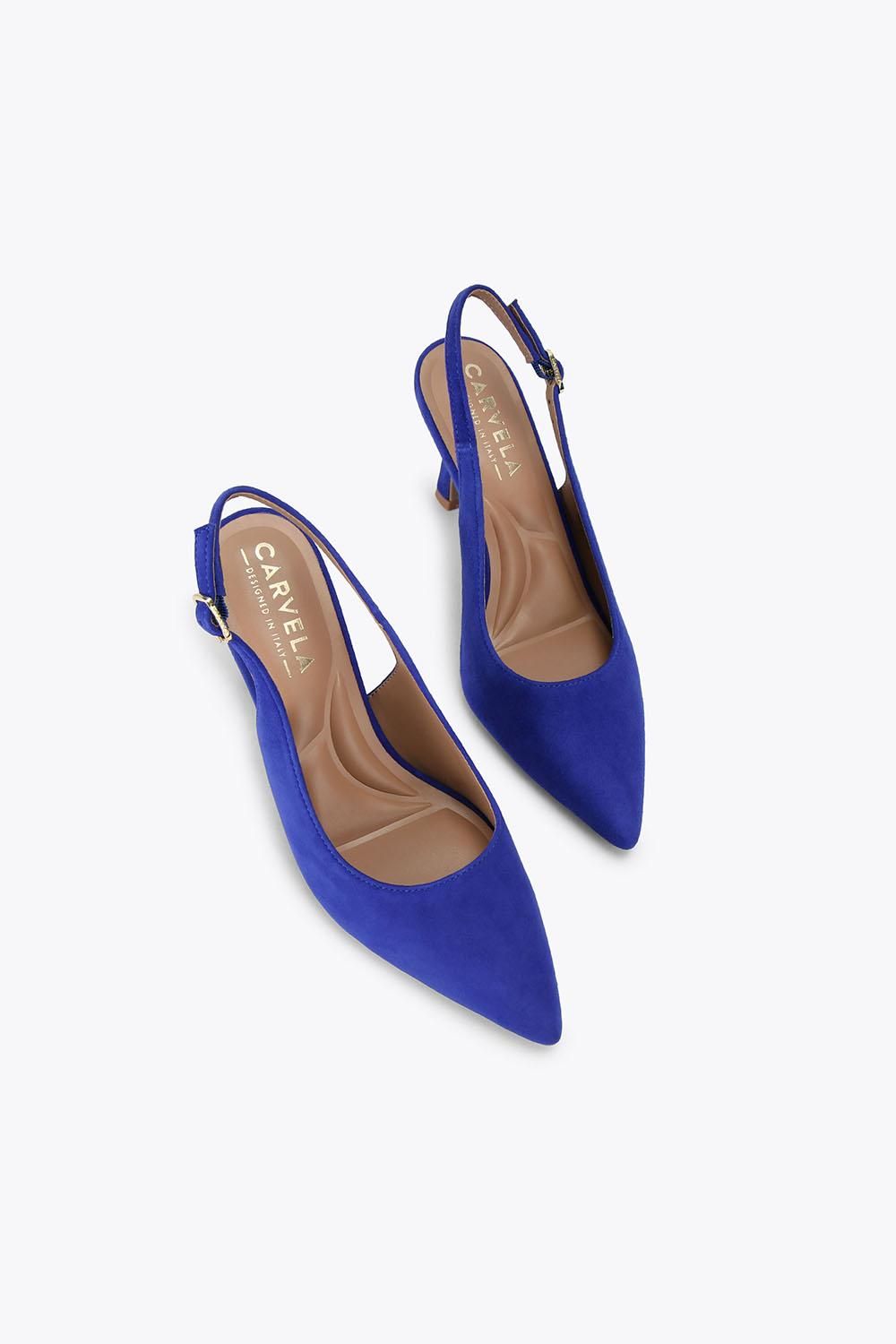 Carvela Corletta Sling Court' Suede Heels