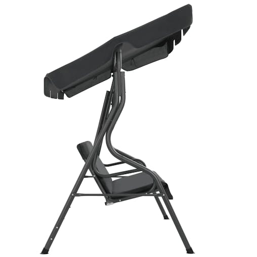 NNEVL Garden Swing Bench Anthracite 170x110x153 cm