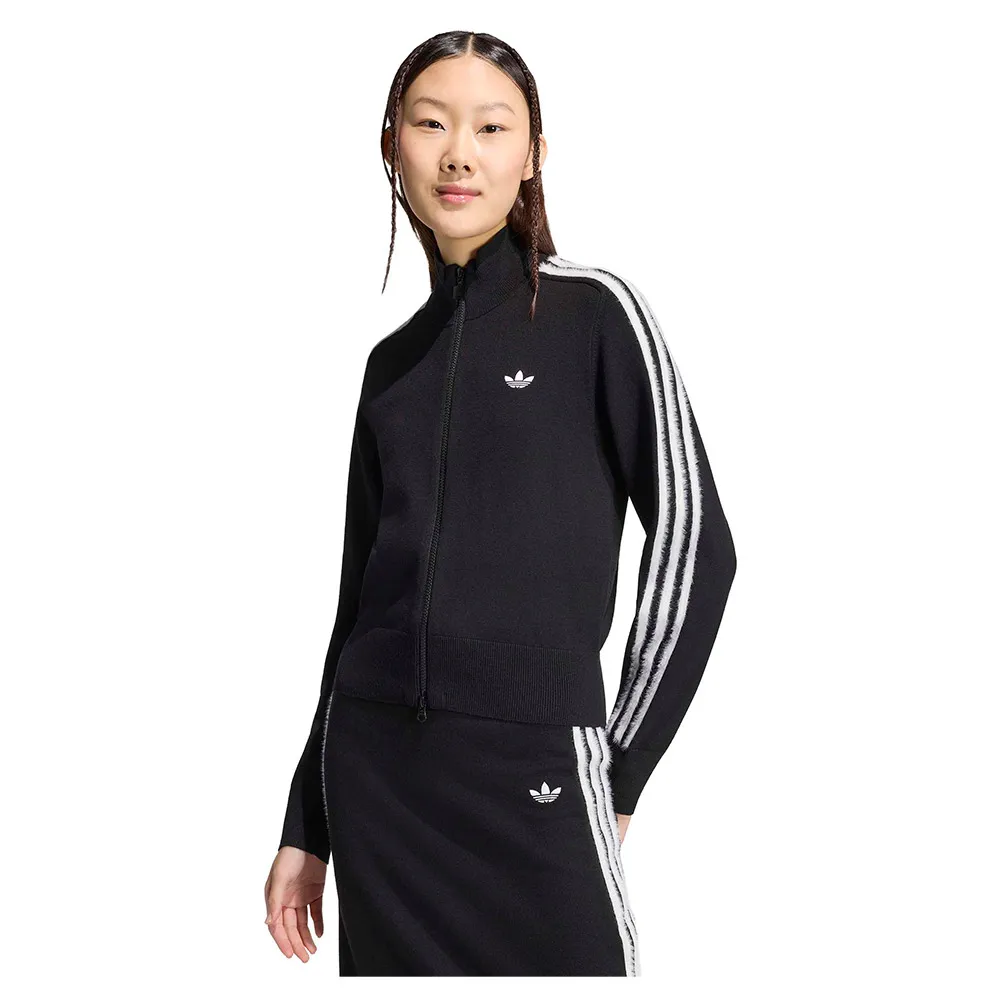 adidas Originals Knitted Firebird full zip sweatshirt